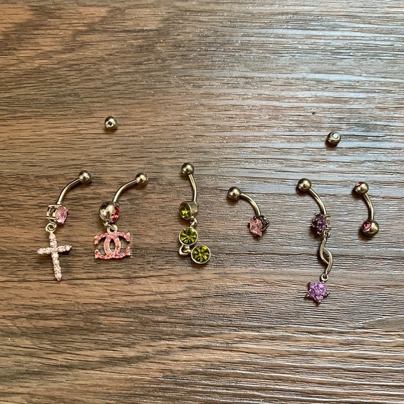 Cross and CC - 💍 Fashion Jewel (belly button piercing) - Picture 1 of 3